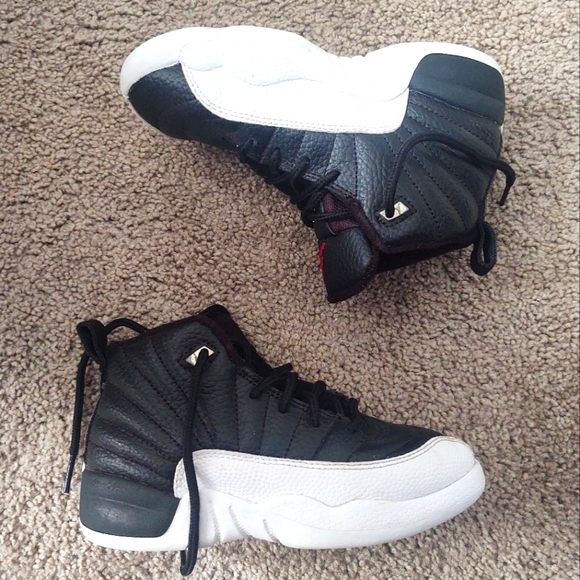Jordan Other - Jordan 12 Playoffs PS Toddlers Size 11c Retro White Black, PRE-OWNED